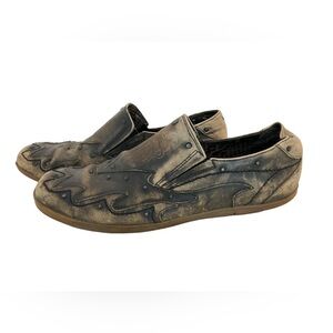 Mark Nason  Rock Lives Dragon Men's Brown Leather Ankle Boots Sz 10.5 Distressed